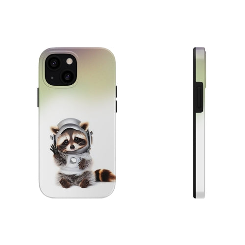 Space Raccoon Touch Case for iPhone with Wireless Charging