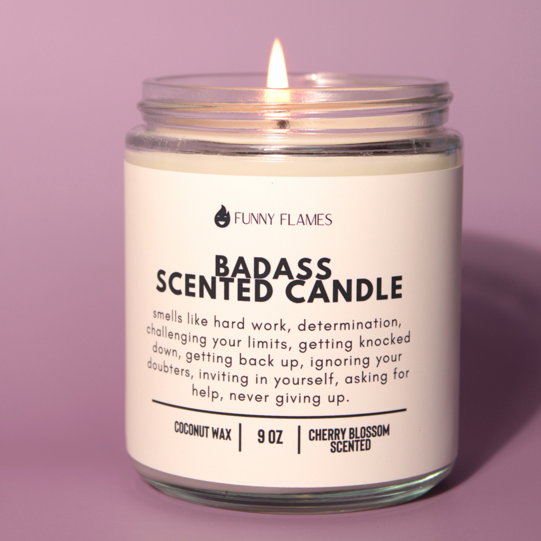 Badass Scented Candle - Inspo Gift For Friends