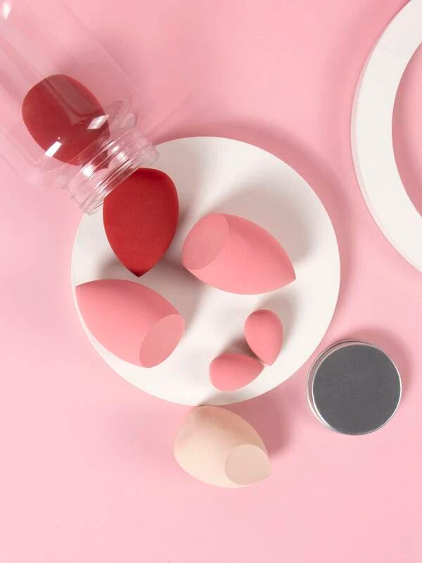 7PCS Mini Makeup Sponge,Suitable for Cream & Powder Concealer, Loose