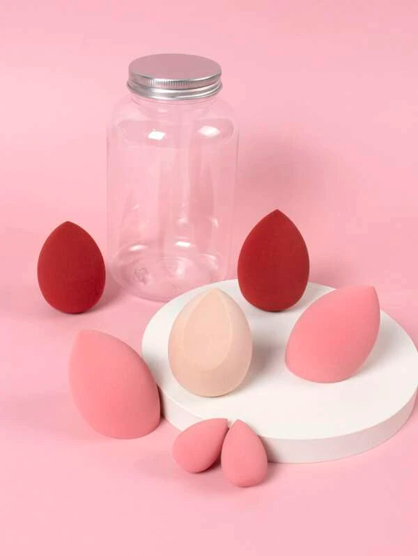 7PCS Mini Makeup Sponge,Suitable for Cream & Powder Concealer, Loose