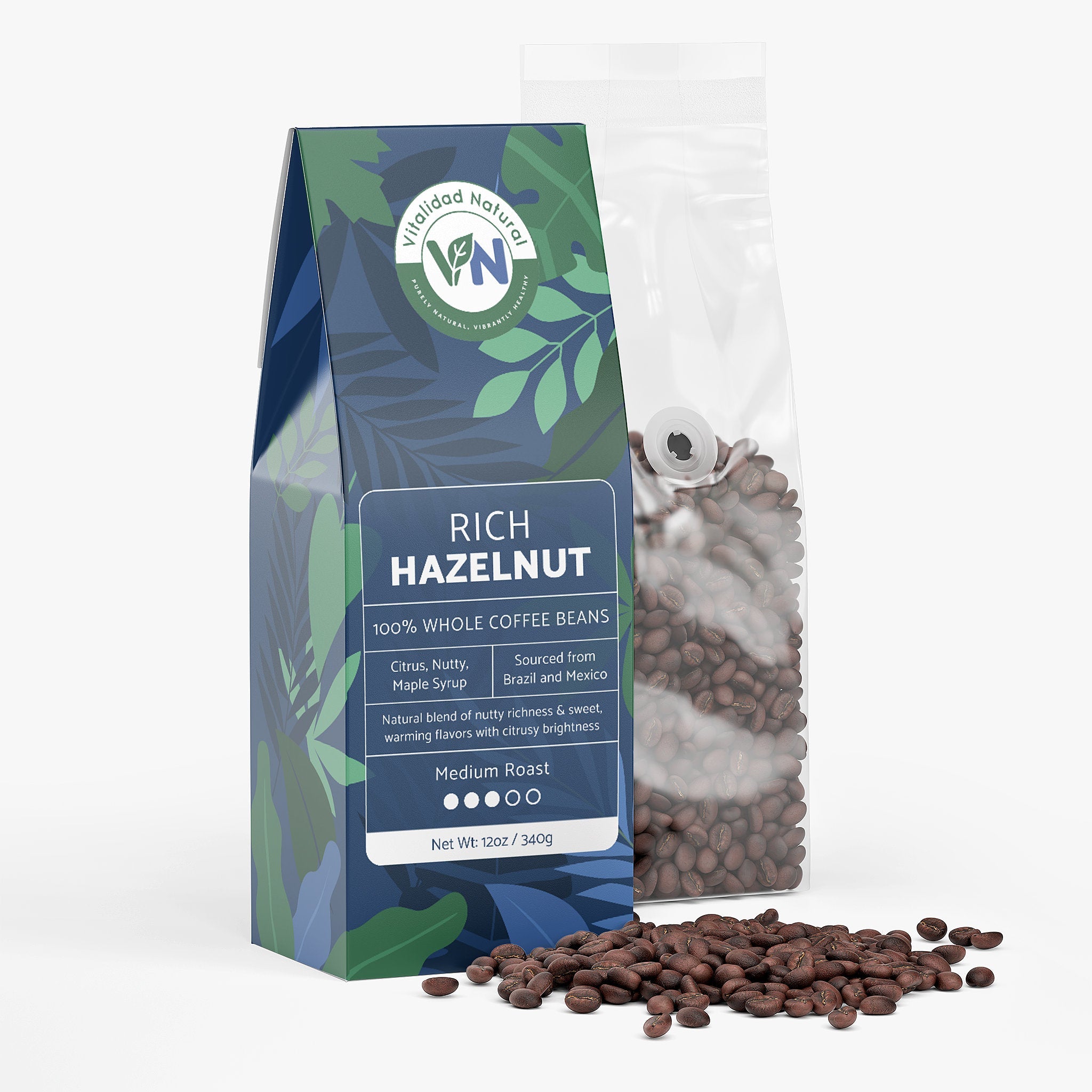 Rich Hazelnut Coffee (Medium Roast)