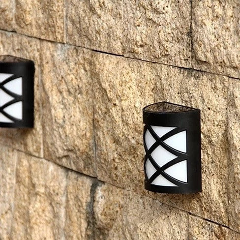 Spotlight Solar Wall Light,  Lattice Design