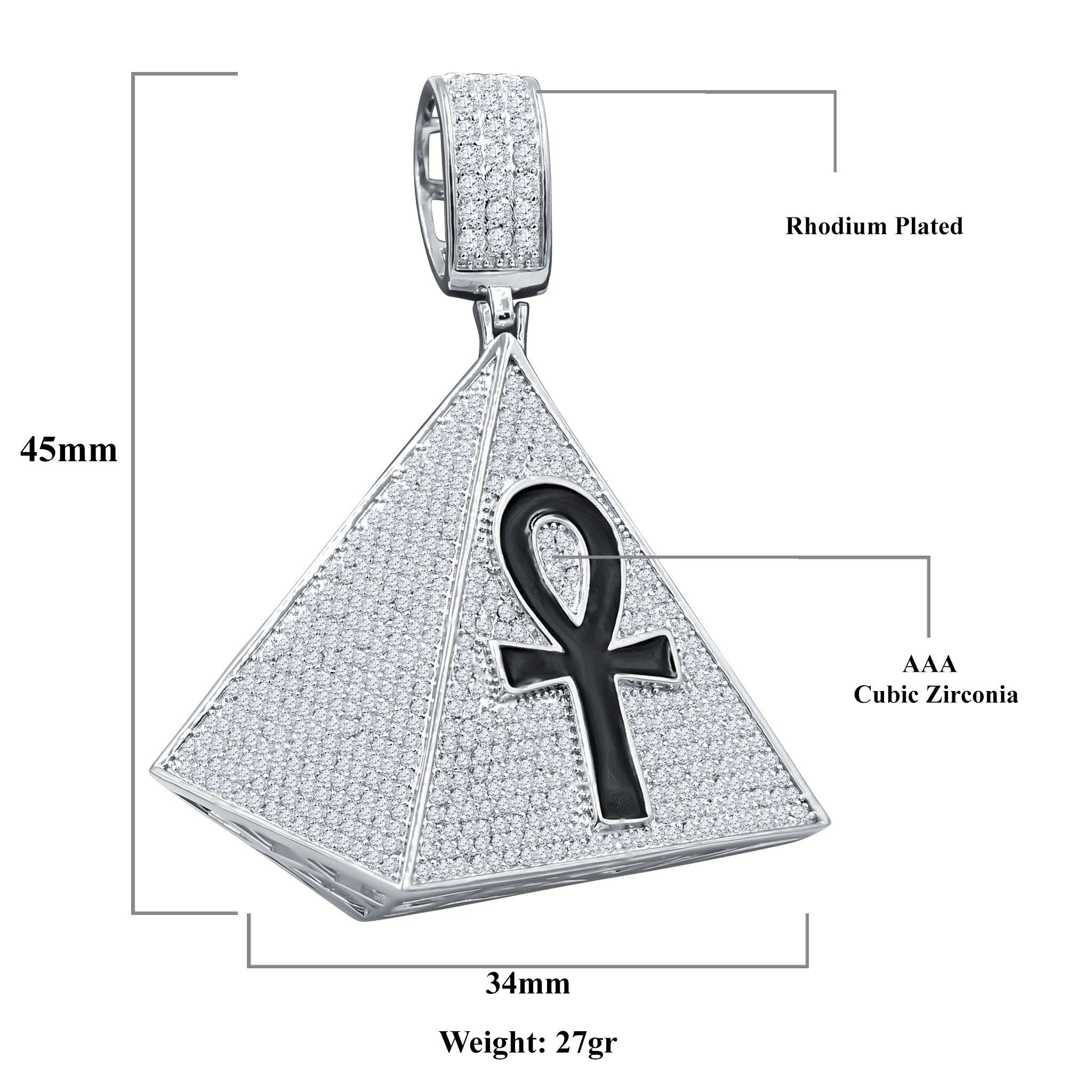 FIDUCIA STERLING SILVER PENDANT I 9219191