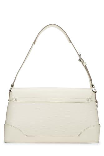 Louis Vuitton, Pre-Loved White Epi Bagatelle PM, White