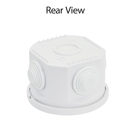 LeMotech Junction Box, ABS Plastic IP65 Waterproof and Dustproof, Universal Electrical Enclosure, Outdoor and Indoor Project Box 5.9X 5.9X 3.9 inch (150 x 150 x 100 mm)