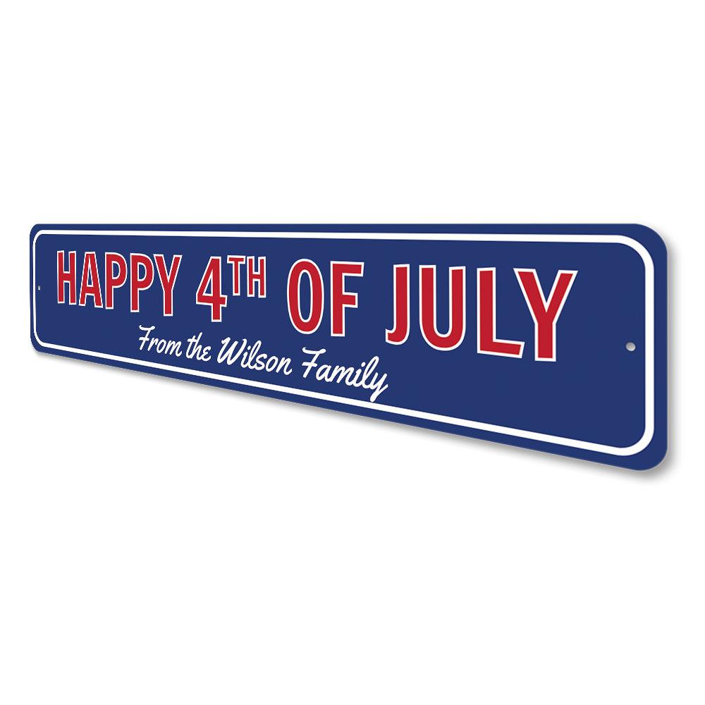 Family 4th of July Sign