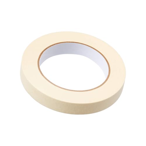 Amazon Basics Masking Tape, Pack of 3 Rolls, Beige, 0.7 Inch x 180 Feet