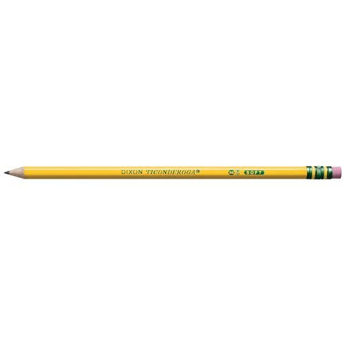 Ticonderoga Wood-Cased Pencils, Pre-Sharpened, 2 HB Soft, Yellow, 30 Count, 6 Packs/180 Count Total