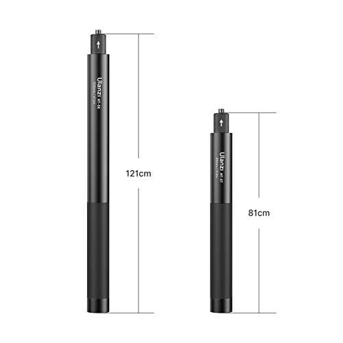 31.89" Extension Pole for Insta360 Sports Camera Selfie Stick, Invisible Extension Rod for Insta360 X3 ONE X2/ Insta360 ONE X/ONE/EVO/ONE R Action Cam