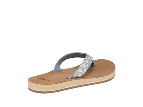 Sanuk Happy Placer Daisy White Daisy 5 B (M)