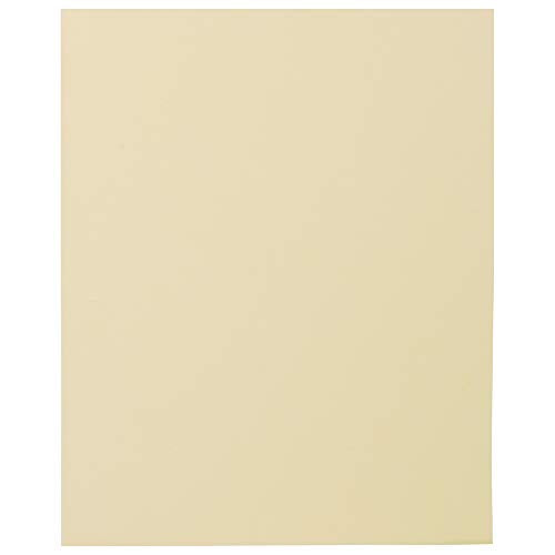 JAM PAPER Blank Foldover Cards - 4 3/8 x 5 7/16 (Fits in A2 Envelopes) - Ivory - 100/pack