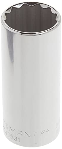 CRAFTSMAN Deep Socket, SAE, 1/2-Inch Drive, 11/16-Inch, 12-Point (CMMT47524)