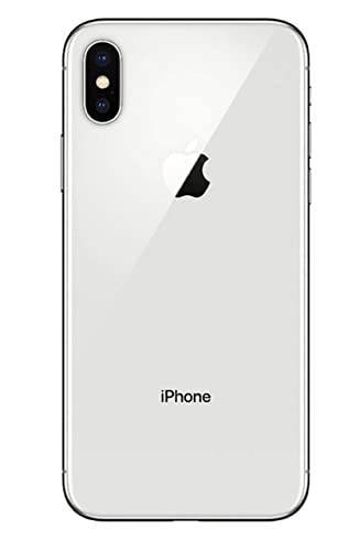 Apple iPhone X, 64GB, Silver - For T-Mobile (Renewed)