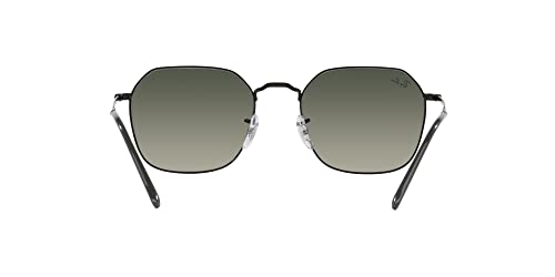 Ray-Ban RB3694 Jim Square Sunglasses, Black/Grey Gradient, 53 mm