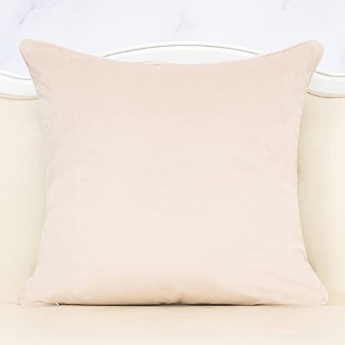 Alerfa Square Pillow Geometric Stripes Embroidery Cut Velvet Cushion Case Luxury Modern Throw Pillow Cover Decorative Pillow for Couch Sofa Living Room Bedroom Car 18 x 18 Inch Black