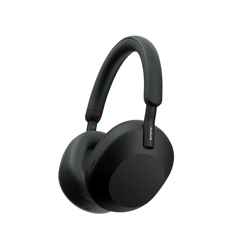 Sony WH-1000XM5B Noise Canceling Wireless Headphones - 30hr Battery Life - Over-Ear Style - Optimized for Alexa and Google Assistant - Built-in mic for Calls - International Version - Charcoal Black