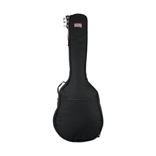 Gator Cases Foam Padded Acoustic Bass Guitar Gig Bag, Fits Acoustic Bass Guitars up to 49.3" in Length (GBE-AC-BASS)
