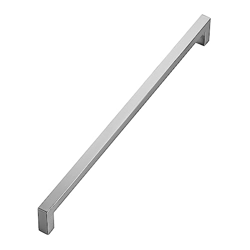 Ravinte 1 Pack 12-3/5 Inch Kitchen Square Cabinet Handles Satin Nickel Cabinet Pulls Brushed Nickel Drawer Pulls Kitchen Cabinet Hardware Kitchen Handles for Cabinets Cupboard Handles Drawer Handles