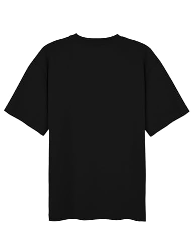 Orolay Men's Heavyweight Cotton T-Shirts Summer Casual Short Sleeve Tee Regular Fit Basic Tops Black X-Small