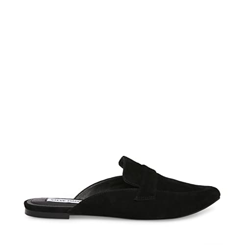 Steve Madden Women's Flavor Mule, Grey Suede, 8