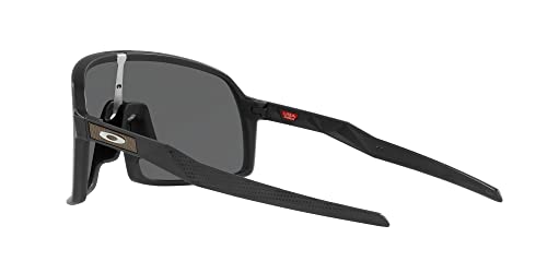 Oakley Men's OO9462 Sutro S Rectangular Sunglasses, Hi Res Matte Carbon/Prizm Black, 28 mm