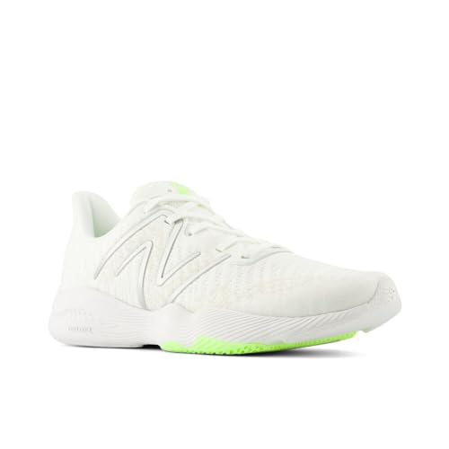 New Balance Women's FuelCell Shift TR V2 Cross Trainer, White/Sea Salt/Bleached Lime Glo, 8 Wide
