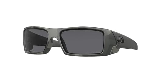 Oakley Gascan Sunglasses (Matte Black Frame Polarized Black Mirror Lens Solid)