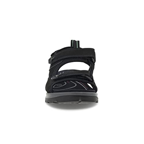 ECCO Women's Yucatan Sport Sandal, Black, 4-4.5