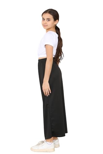 Loxdonz Girls Casual High Waist Maxi Skirt Kids Long Summer Skirts (US, Age, 7 Years, 8 Years, Camel)