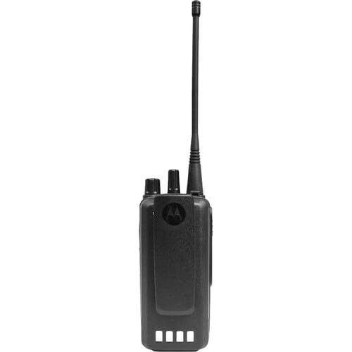 4 x Motorola CP100D Analog UHF Portable Non-Display Two Way Radio, 16 Channel, 4 Watt (403-480MHz) - 4 Pack Bundle