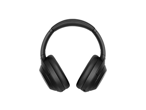 Sony WH-1000XM4 Wireless Premium Noise Canceling Overhead Headphones - 30hr Battery Life, Over Ear Style with Mic for Phone-Call and Alexa Voice Control - Black International Version