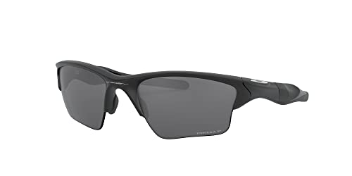 Oakley Men's OO9154 Half Jacket 2.0 XL Rectangular Sunglasses, Polished Black/Prizm Golf, 62 mm