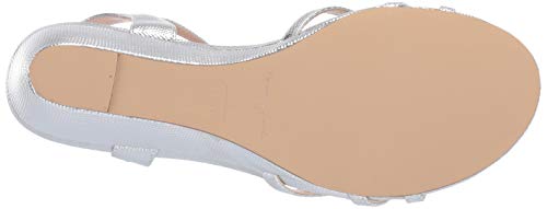 Paradox London Pink Women's Tessa Wedge Sandal, Champagne, 8.5