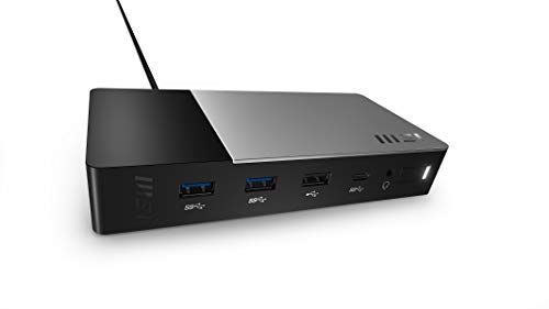MSI Black USB C Docking Station 2nd gen