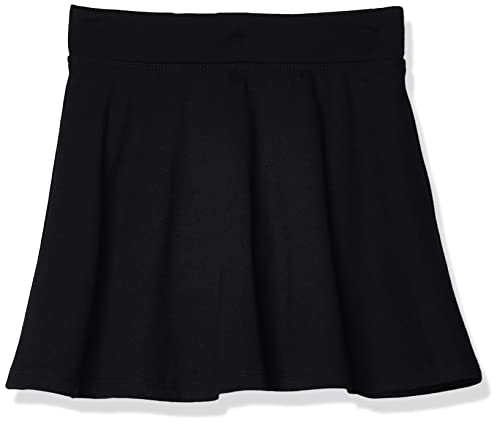 The Children's Place Girls' Uniform Ponte Knit Skort Black XS (4)