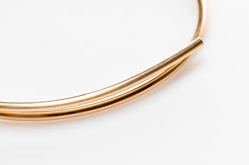 28 Gauge, 14/20 Yellow Gold Filled Wire Half Hard Round 14K Gold Filled Made in USA - 5FT by CRAFT WIRE