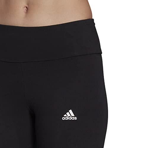 adidas Women's Loungewear Essentials High-Waisted Logo Leggings, Legend Ink/Ice Mint, XX-Small