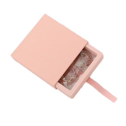 MOMOJIA 13 Colors Drawer Suspension Drawer Box Earrings Necklace Rings Storage Jewelry Box PE Film Jewelry Packaging Box Drawer Storage Boxes with Lids