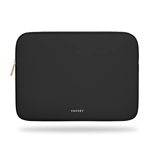 Vandel MacBook Air 13 inch Laptop Sleeve, Fits 13-13.3 inch Laptops: Neoprene MacBook Air & Pro Case, Chromebook, HP Soft Cover | Thin Computer Carrying Bag, Black Mac (M1 & M2) Pouch