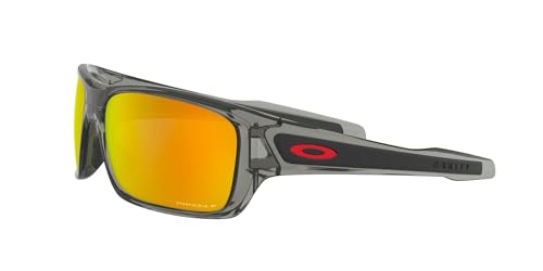 Oakley Men's OO9263 Turbine Rectangular Sunglasses, Black Ink/Prizm Sapphire, 65 mm