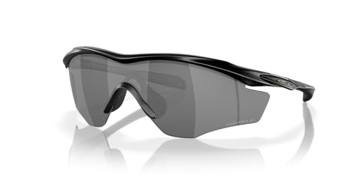 Oakley Men's OO9343 M2 Frame XL Rectangular Sunglasses, Matte Black/Prizm Black Polarized, 45 mm