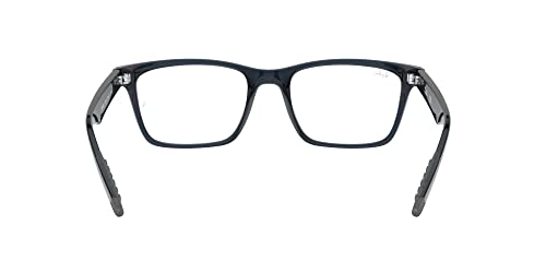 Ray-Ban RX7025 Square Prescription Eyewear Frames, Havana/Demo Lens, 57 mm