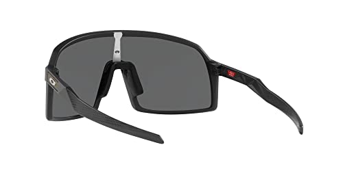 Oakley Men's OO9462 Sutro S Rectangular Sunglasses, Hi Res Matte Carbon/Prizm Black, 28 mm