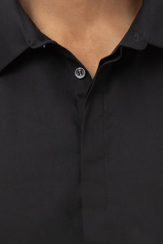 Chef Works Men's Premium Formal Dress Shirt, Black