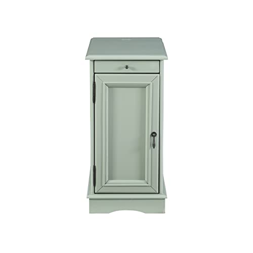 Powell Furniture Barron Accent Table, Aqua, Small