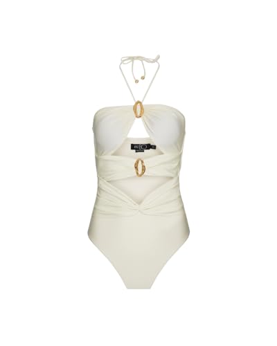 PATBO, Piscina Halterneck One Piece, M, Ivory