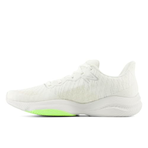 New Balance Women's FuelCell Shift TR V2 Cross Trainer, White/Sea Salt/Bleached Lime Glo, 8 Wide