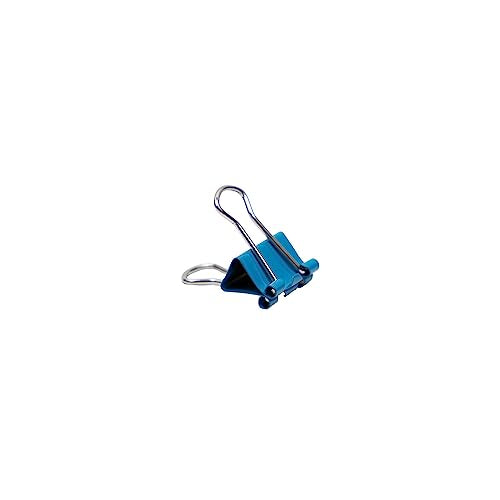 JAM PAPER Colorful Binder Clips - Large - 1 1/2 Inch (41 mm) - White Binderclips - 12/Pack