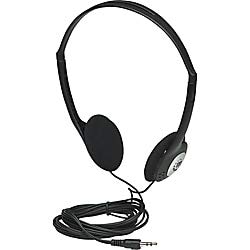 Manhattan On-Ear Wired Stereo Headphone - Long 6ft Cable, Single 3.5mm Plug, Lightweight, Adjustable Headband–for Walkman, CD Player, Computer -177481