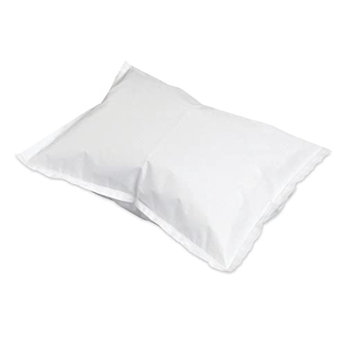 McKesson Single-Use Pillowcase, Disposable Pillow Case, Standard Size, White, 21 in x 30 in, 100 Count